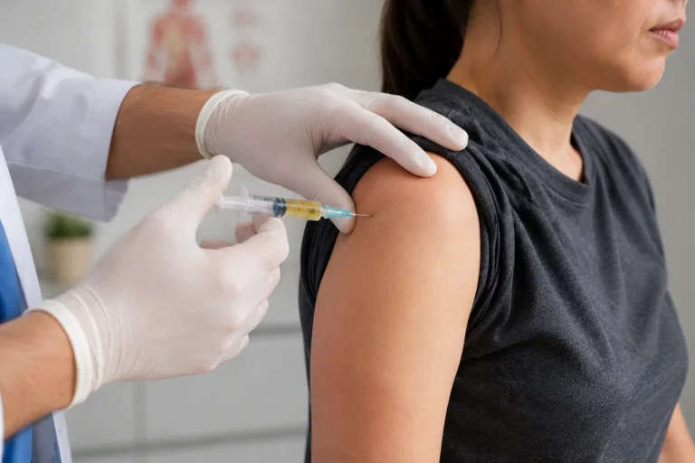 Shoulder injection therapy for frozen shoulder